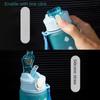 750ml KPop Demon Hunters Gradient Water Bottles High-capacity Drinking Straw Cup  Portable Girl Office School Outdoor Bottles