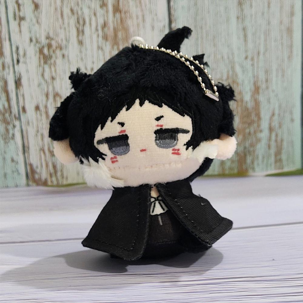 Anime BSD Plush Doll Dazai Osamu Figure Nakahara Chuuya Fyodor D Edogawa Rampo Nakajima Atsushi Plush Pendant Keychain Toys Gift