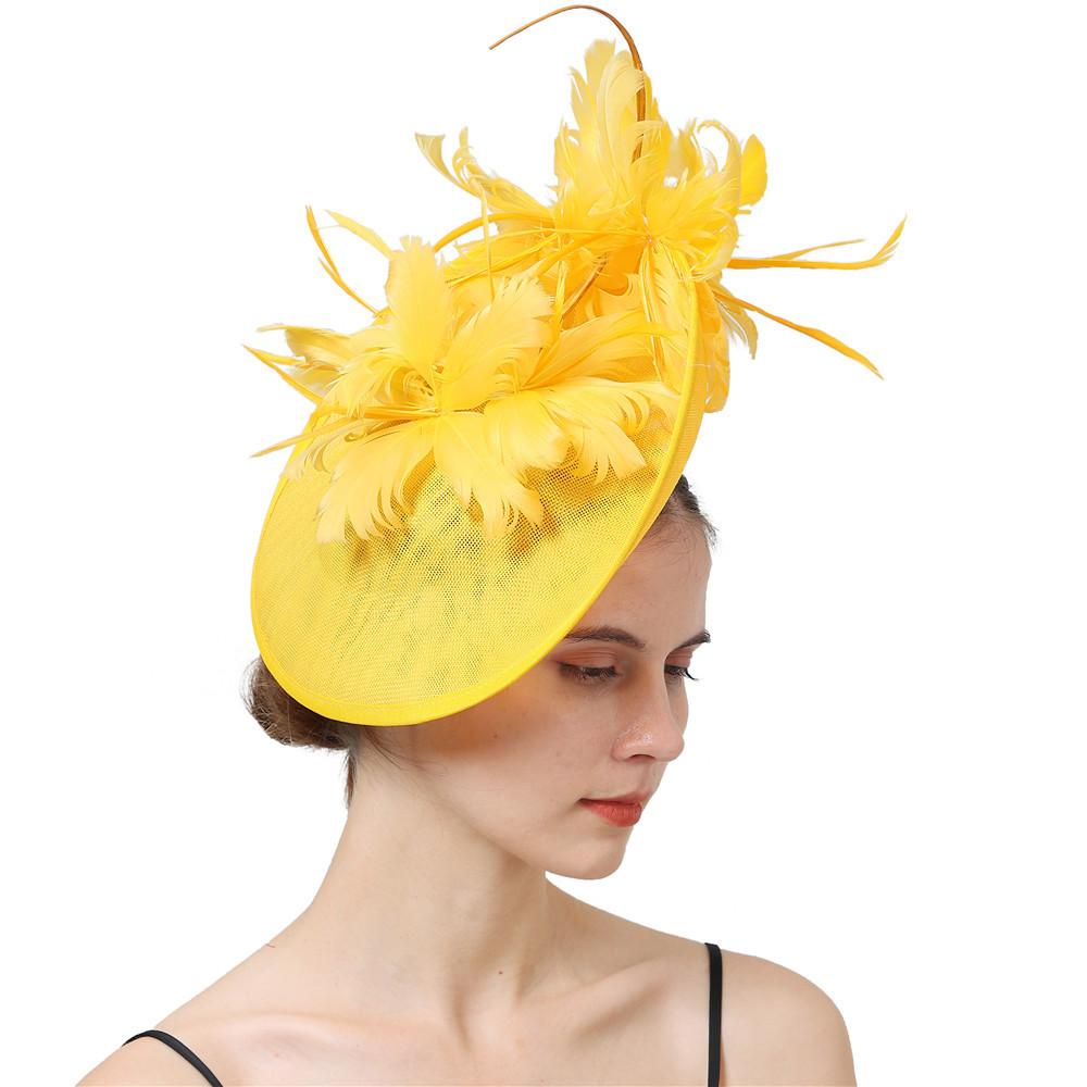 Aristocratic Temperament, Horse Racing Festival, Feather Top Hat, Socialite Family Will Party, Hair Accessories, Dress, Headgear, Hat Style