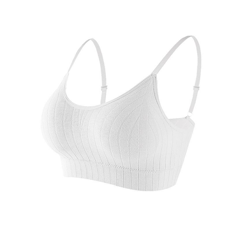 Adjustable Strapless Gathered Bandeau Bra with Chest Pads - Breathable, Anti-Exposure, Beautiful Back Design for Women