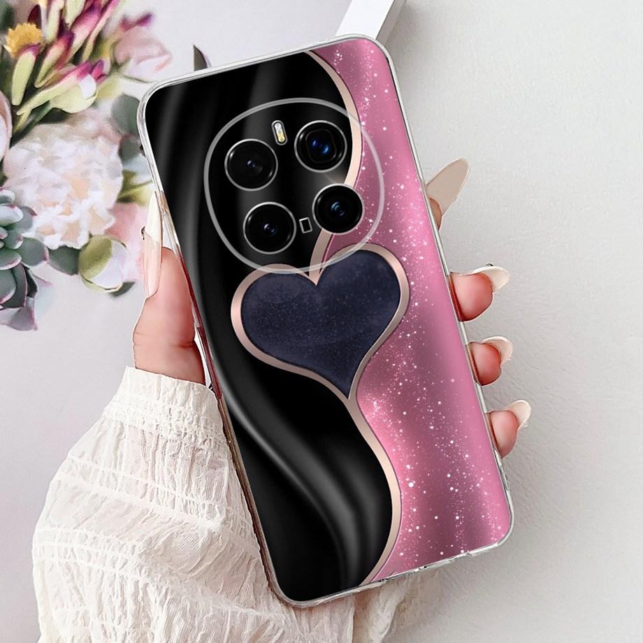 Soft Liquid Silicone Back Cover For Honor Magic 7 Pro Magic6 Lite Magic 5Lite Phone Case Marble Gothic Style Cartoon Clear Coque