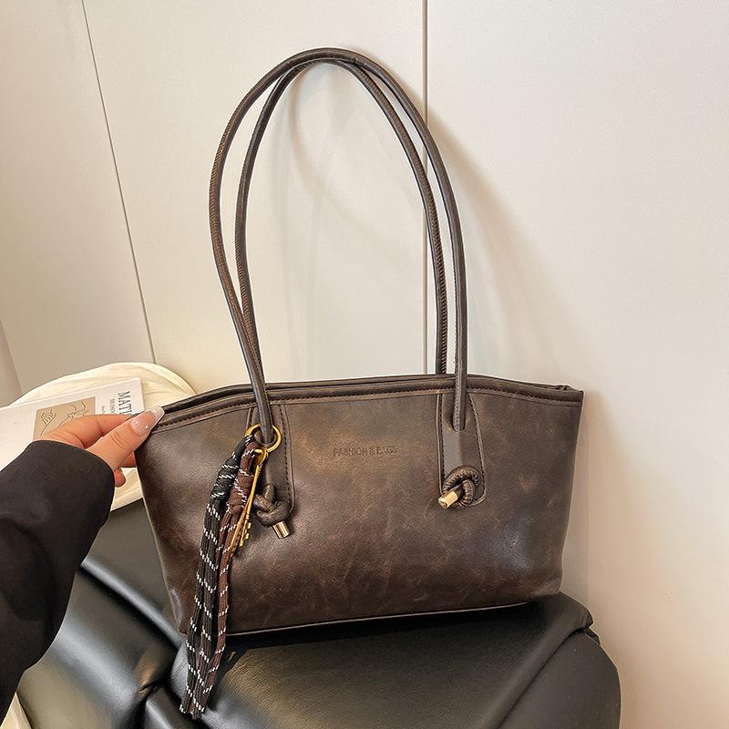 

Женская сумка-тоут для поездок 2025 года большой вместимости в ретро-стиле - Коллекция Осень/Зима