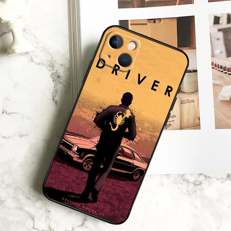 

Drive Film Movie Poster Phone Case For iPhone 17 16 15 14 12 11 13 Pro Max Plus 12 13 Mini 16e 17 Air Cover Coque iPhone 13