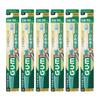 GUM Premium Dental Toothbrush #06S (5-row, Tapered, Slim Head, Soft Bristles) Pressure-correcting Toothbrush with Automatic Correction for Light