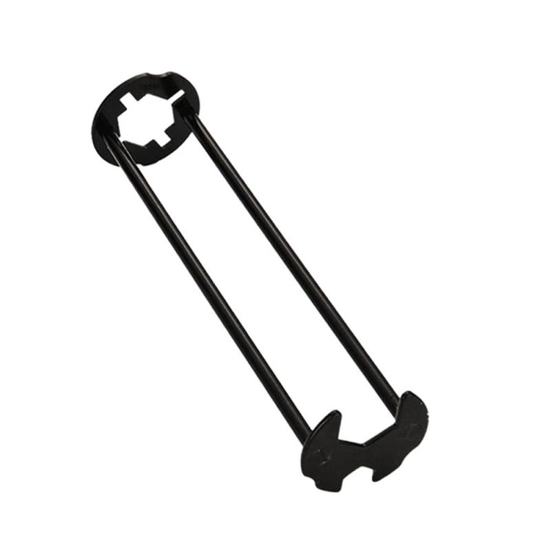 Household Sink Wrench Repair Plumbing Tool Flume Wrench  Faucet Key Plumbing Pipe Four-claw Hexagon Wrench Bathroom Wrench Tool