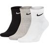 Nike Everyday Cushion Quarter Socks SX7667 901 Size L 3-Piece Multicolor,