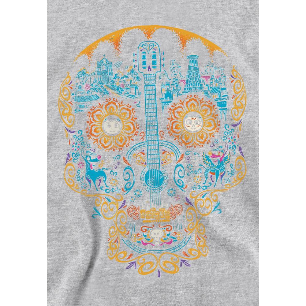 Coco Childrens/Kids Colorful Day Of The Dead Skull Miguel Dante Heather Hoodie
