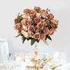 French Simulated Flowers DIY Bridal Rose Bouquet Fashion Silk Hydrangea  Home Decor