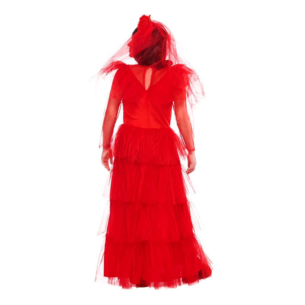 Beetlejuice Damen/Damen Lydia Deetz Hochzeitskostümkleid
