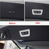 Silver ABS Car Trunk Door Tailgate Switch Cover For BMW 3 5 7 Sereies F30 F10