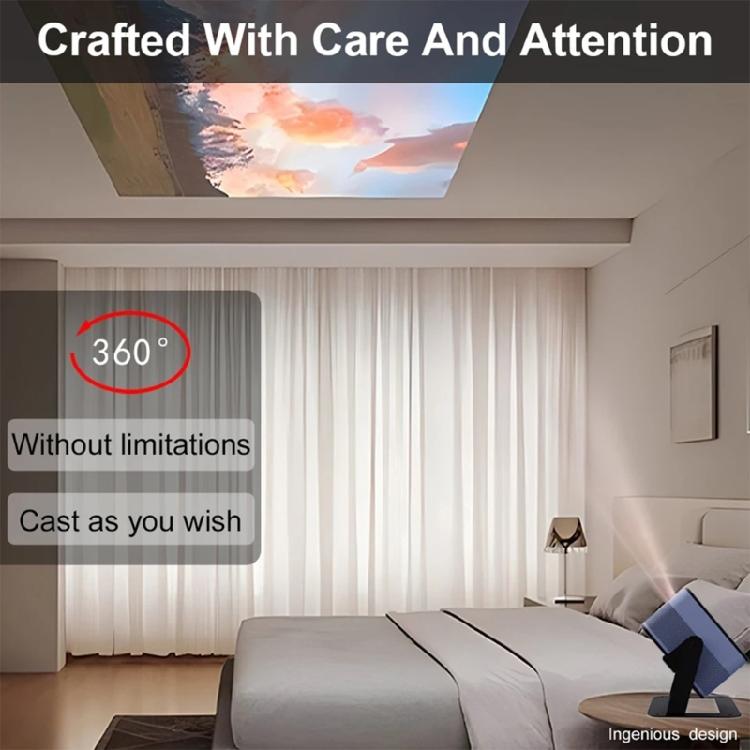 Aluminum Projector Base Stand 360 Rotating Feature Robust Projector Holder For Multimedia Presentations And Movie Nights