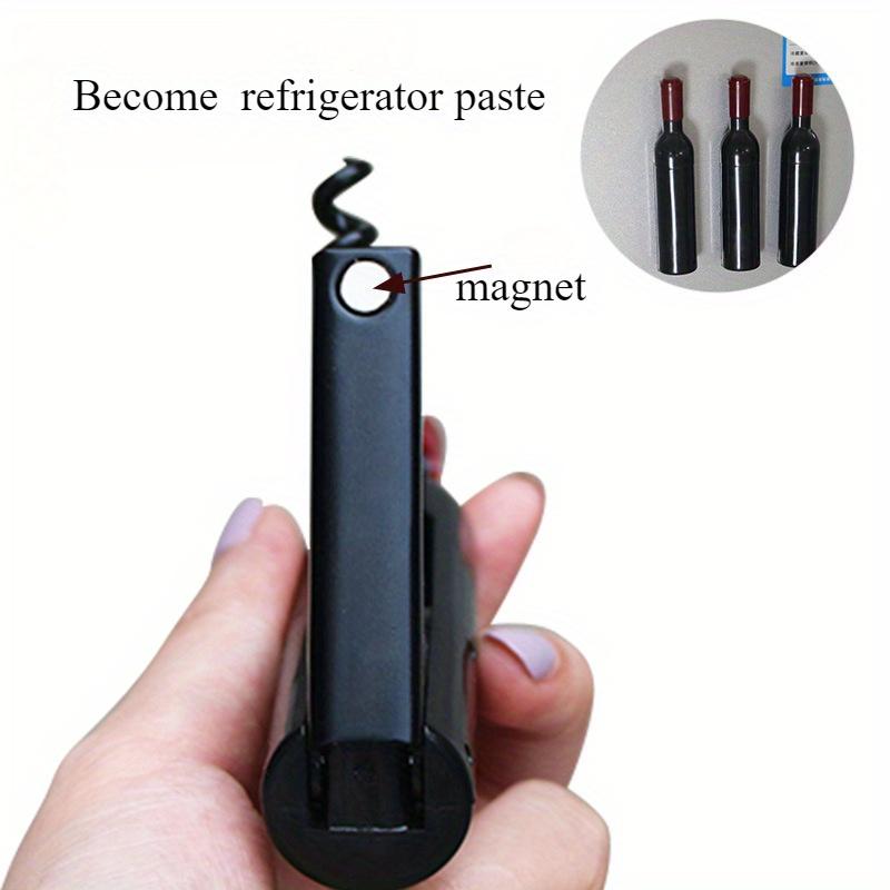 Red wine shaped bottle opener for beer versatile and portable