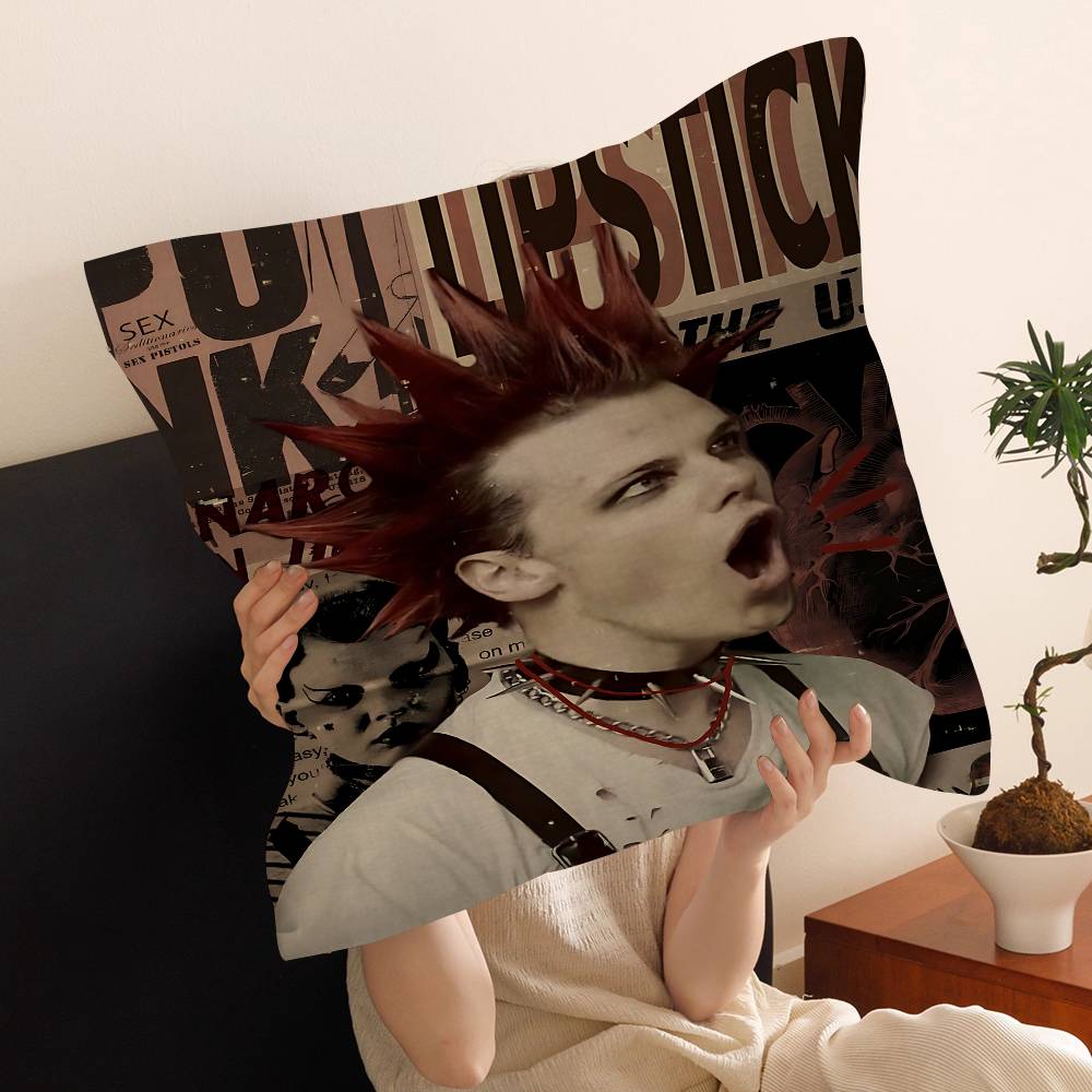 Singer Y-Yungblud Personalized Pillow Cover Kids Bedroom Wild Party Decor Pillowcase Kid Birthday Shower Gift