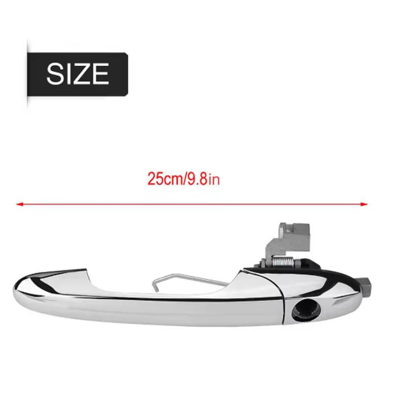 Left Hand Driver Exterior Door Handle & Right Passenger Outside Door Handle for Fiat 500 2012-2018 68069943AC 68069942AC