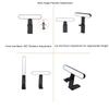 Double Head LED Light Club For Computer Screen Uniform Lighting ° Turn Modifiable Height USB Consistent Telecommute Use