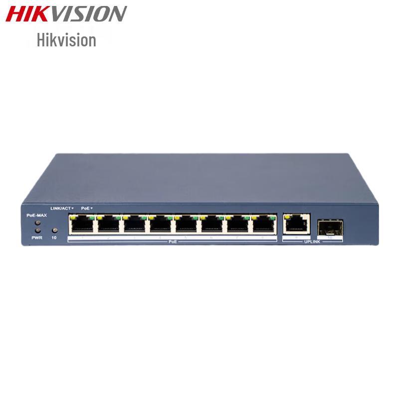 

Hikvision 10-Port Cloud Managed Gigabit PoE Switch