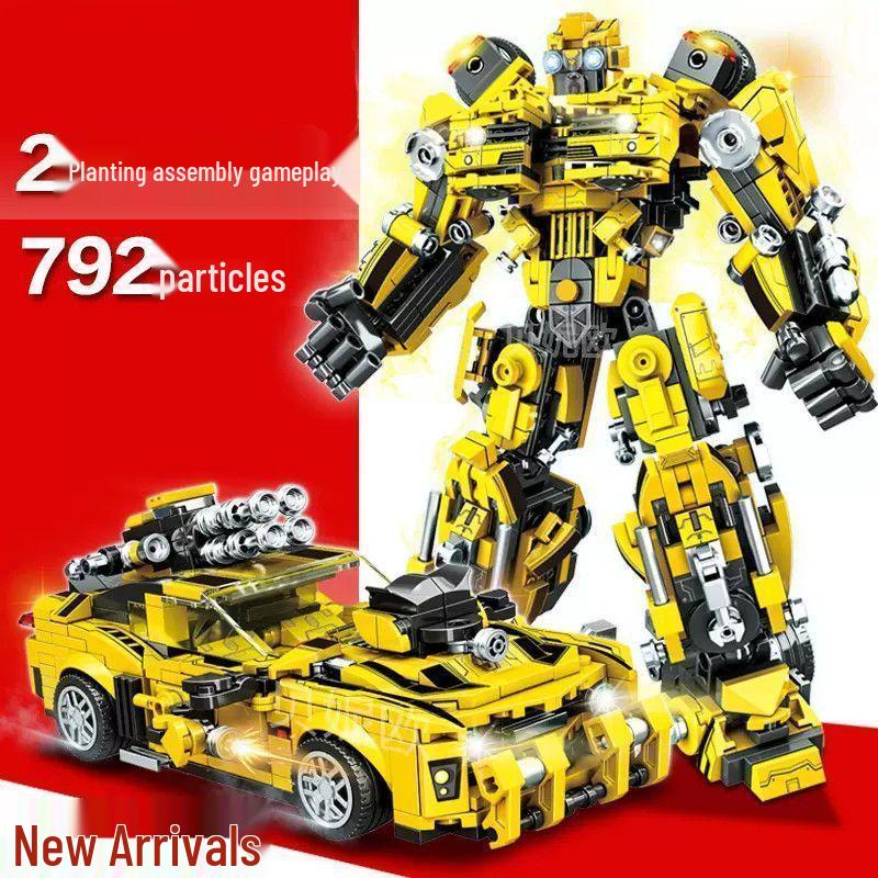 

Трансформирующийся Механический Автомобиль Робот Игрушка: Совместимо с Lego, Gundam, Bumblebee, Optimus Prime