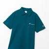 Champion Script Logo Embroidered Basic Polo Short Script Logo Embroidered Polo Shirt Forest XL Shirt, Sleeve, 100% Cotton, C3-X361Z, Men's, Grass,