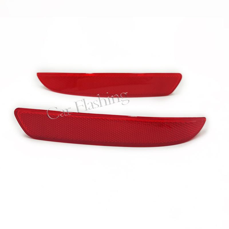 Left/Right Rear Bumper Reflector Fog Warning Light Brake Light Tail Lamp Stop Light Cover For BMW X5 E70 LCI 63217158949