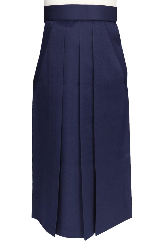 Single pentru fete [KYOETSU] Hakama, brodat, simplu, articol, (75cm, bleumarin)