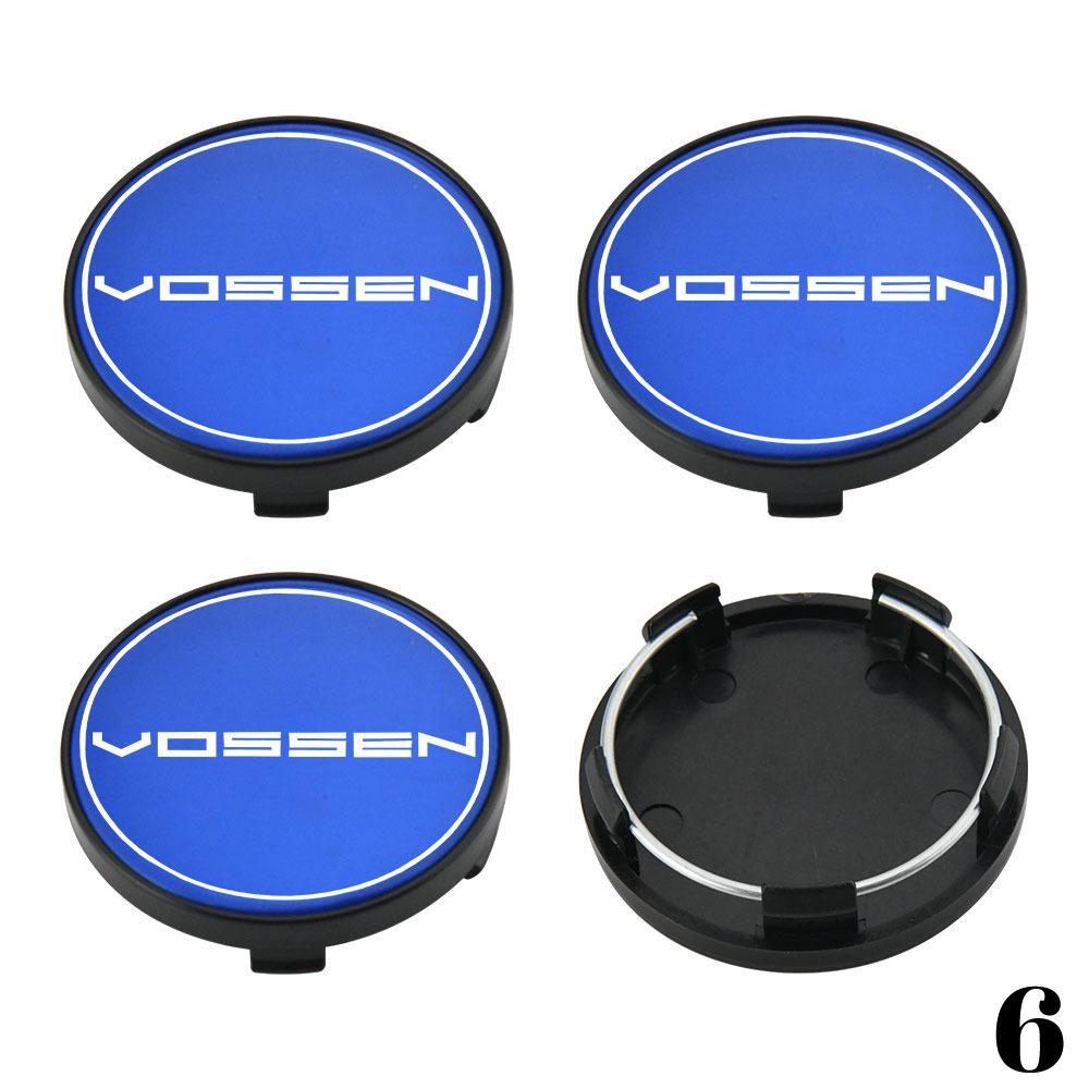 Emblem VOSSEN Mittelkappe 58mm 60mm Radkappe Nabenkappe 62mm 63mm Radkappe 65mm JDM Styling Sportfelge Reifen Autozubehör