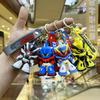 Anime New Gundam Keychain Fashion Jewelry Resin Action Figures PVC Key Ring Bag Pendant