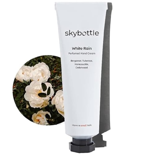 skybottle Perfumed Hand Cream, Lasting Fragrance, Moisturizing, 1.7 Fl. Oz (White Rain(Tube Rose))