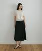 Lingseoul Flared Long Skirt-Black