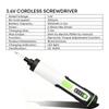 Rechargeable Screwdriver Kit 3 Speed Choices LED Light For Tight Areas Electronics