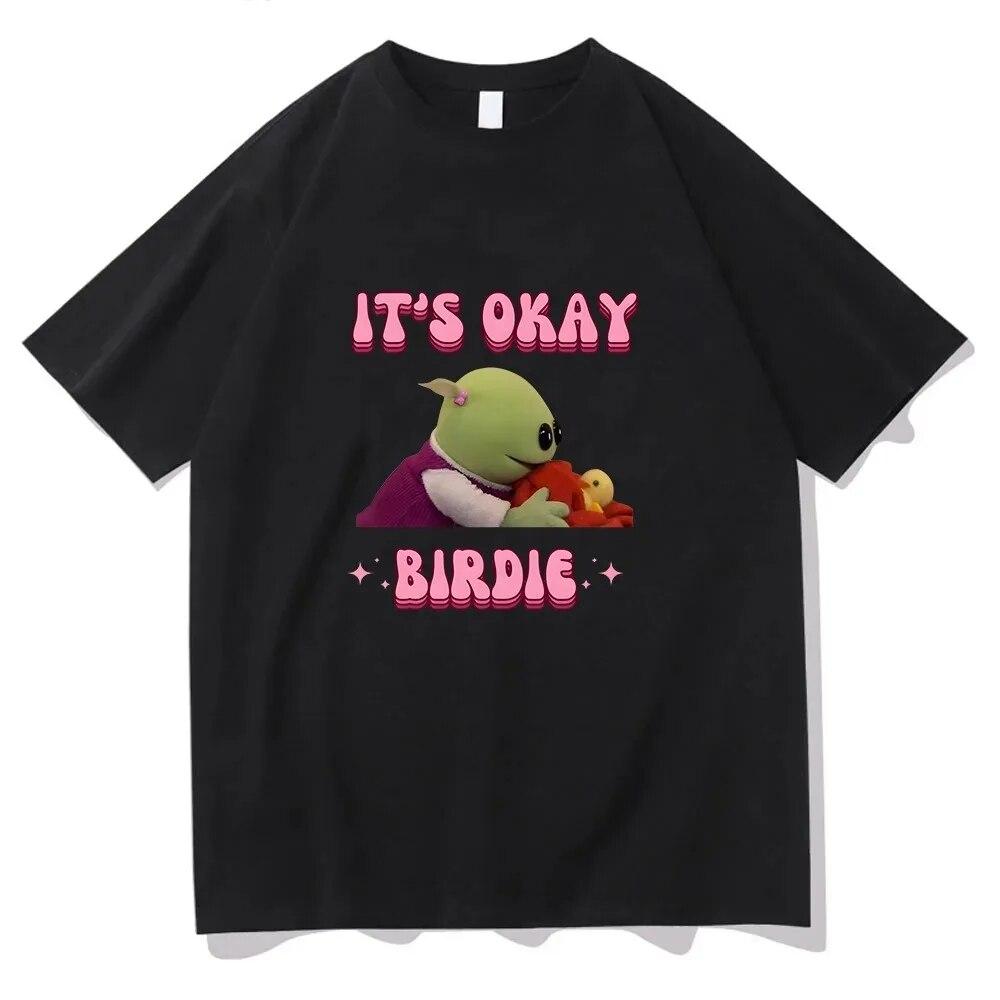 Nanalan Who s This Wonderful Girl футболки женскиемужские весенние повседневные футболки хлопковые мягкие футболки высокого качества It s Ok Birdie L 2228₽
