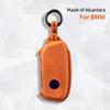 Car Key Shell Housing Suede for BMW I7 X7 735i 740i G07 LCI IX I20 X1 U11 7 Series G70 G09 XM U06 G81 Key Case Bag Accessories