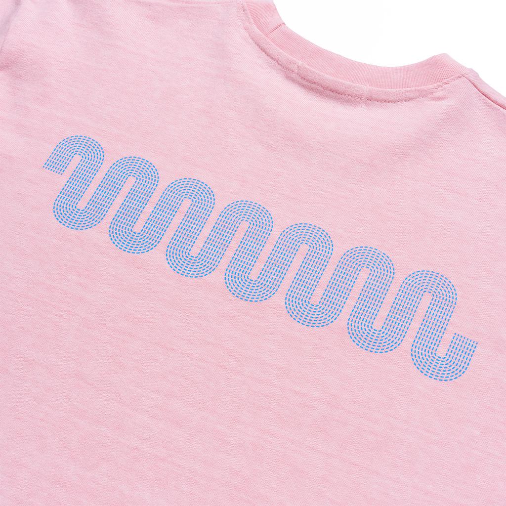 NOT NEW Wave Logo T-Shirt Pink