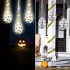 1/3Pcs Halloween Lighted Spider Egg Sacs Spider Web Halloween Indoor Outdoor Garden Yard Tree Hanging Ornaments Decorations