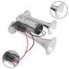 12V/24V Electric Horn Dual Trumpets Super Loud Horn Car Accessories Air Horn  Large Truck