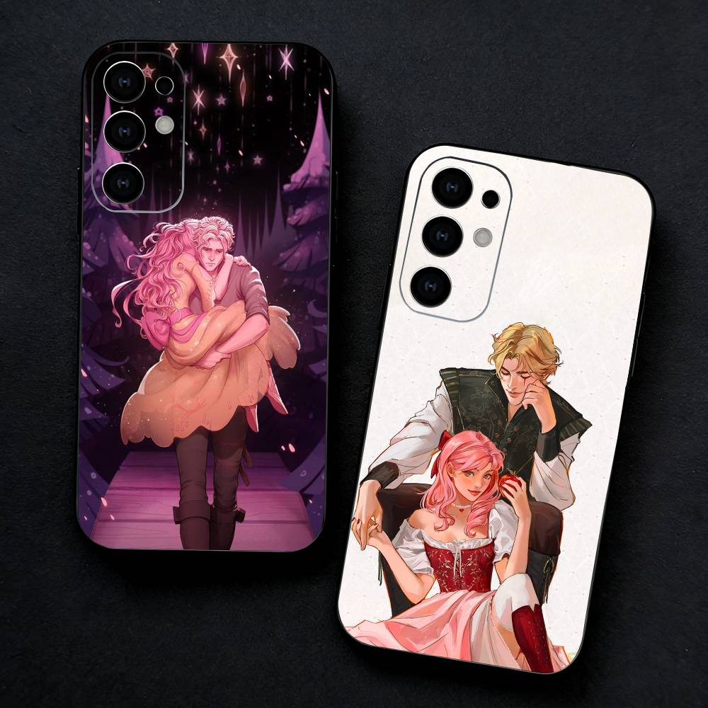 Once Upon a Broken Heart Phone Case For Samsung S25,24,23,22,30,21,10,9,Ultra,Plus,FE 5G Black Soft Case