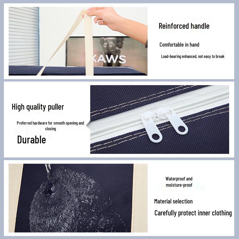 Thickened Large Quilt and Clothes Storage Bag for Moving and Packing