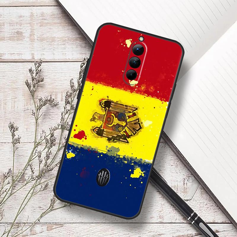 Capa Bandeira da Moldávia Para ZTE Nubia Red Magic 10 Pro 10S 9S 8S 8 9 Pro Plus 6 7 6S 7S RedMagic 10 Air Cover