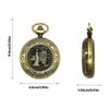 Outdoor Compasses Vintage Zinc Alloy Flip Cover Pocket Compasse with Chain camping Portable Navigation Tool Gift Box