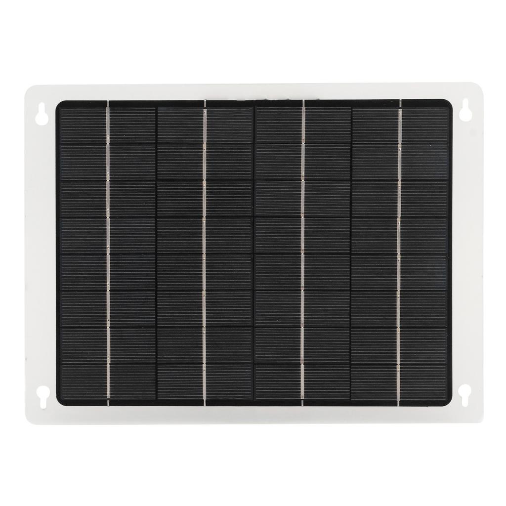 20W 12V Solar Panel Polysilicon Battery Charger Panel Dual USB Charging Port Obd Cable for Car RV Ch