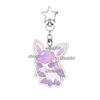 Anime Cartoon Umbreon Eevee Espeon Acrylic Keychain Key Chain Ring Backpack Charm Accessories Homemade Pendant Gift for Friends