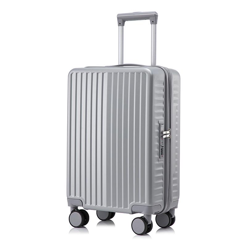 14" Silent Wheel Carry-On Luggage with USB Charger & Cup Holder