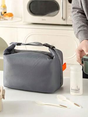 1PC Autumn and Winter Foldable Insulated Bag, Office Lunch Bag, Handbag, Thickened Aluminum Foil Insulated Bag