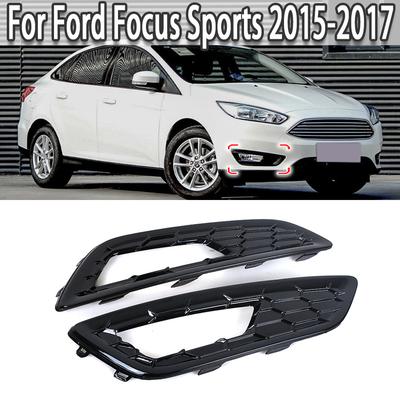 Car Front Bumper Fog Light Cover Grill Grille Racing Grills NOT Light For Ford Focus Sports S SE 2015 2016 2017 2018