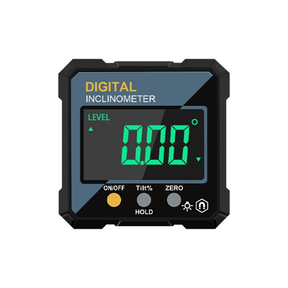 Waterproof Slope Meter Single-sided Magnetic Angle Finder Digital Inclinometer  Level Gauge Tool