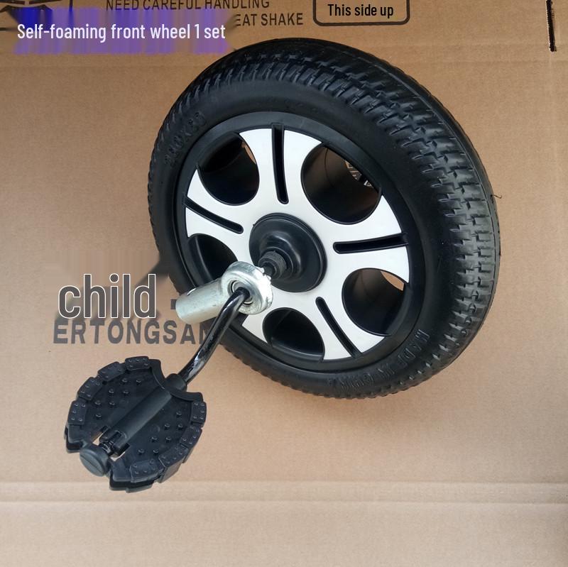 Kinderdreirad mit Schaumstoff- und Vollgummi-Verschleißfesten Rädern.