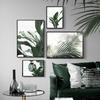 Tropical Plants Palm Leaves White Flower Wall Art Canvas Painting Nordic Posters And Prints Wall Pictures For Living Room Decor