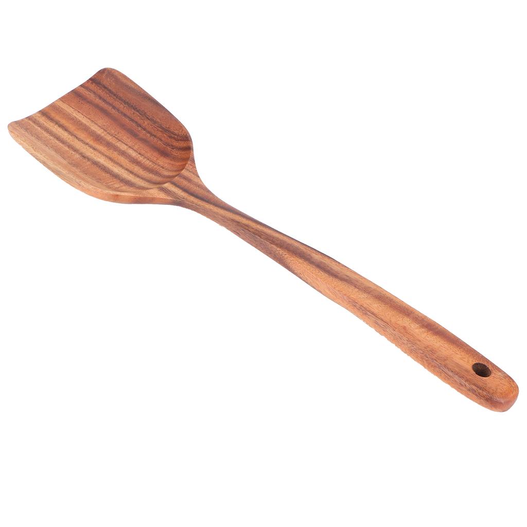 Wood Shovel Long Handle Cooking Turner NonStick Spatula Kitchen Utensils Kitchenware