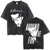 New Arrival Deftones Private Rock Music Vintage Washed Graphic Tee Retro Band Print Oversized Loose Short Sleeve Streetwear Cotton Tees For Men Women