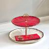 Layered Cake Stand Cupcake Holder Light Luxury Display Candy Plate Dessert Tiered Serving Tray