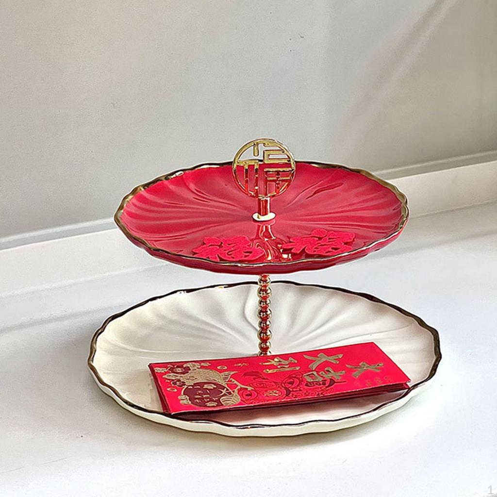Layered Cake Stand Cupcake Holder Light Luxury Display Candy Plate Dessert Tiered Serving Tray
